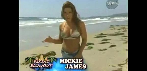  Mickie James Bikini Blowout